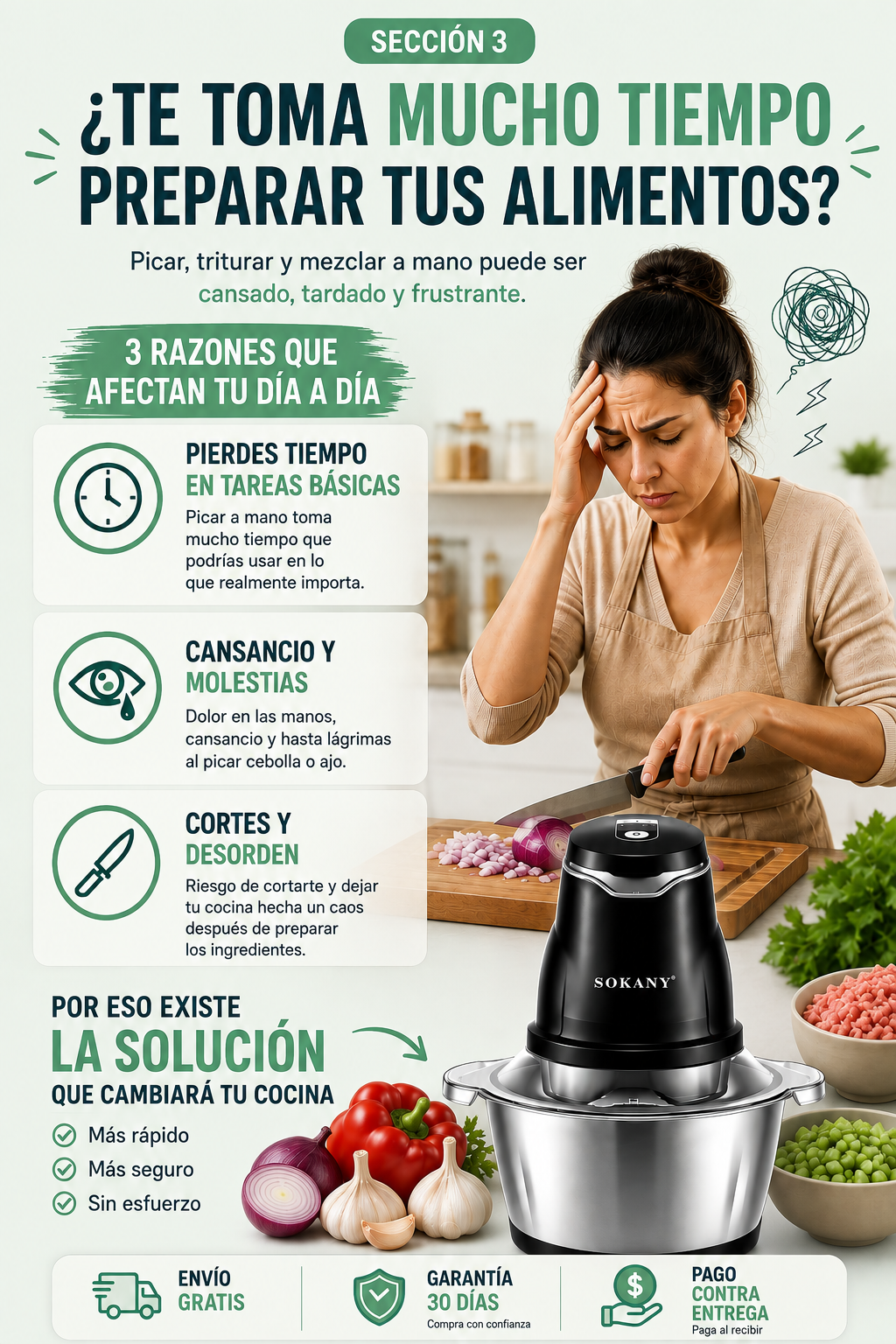 Picadora Eléctrica de Alimentos KITCHOP