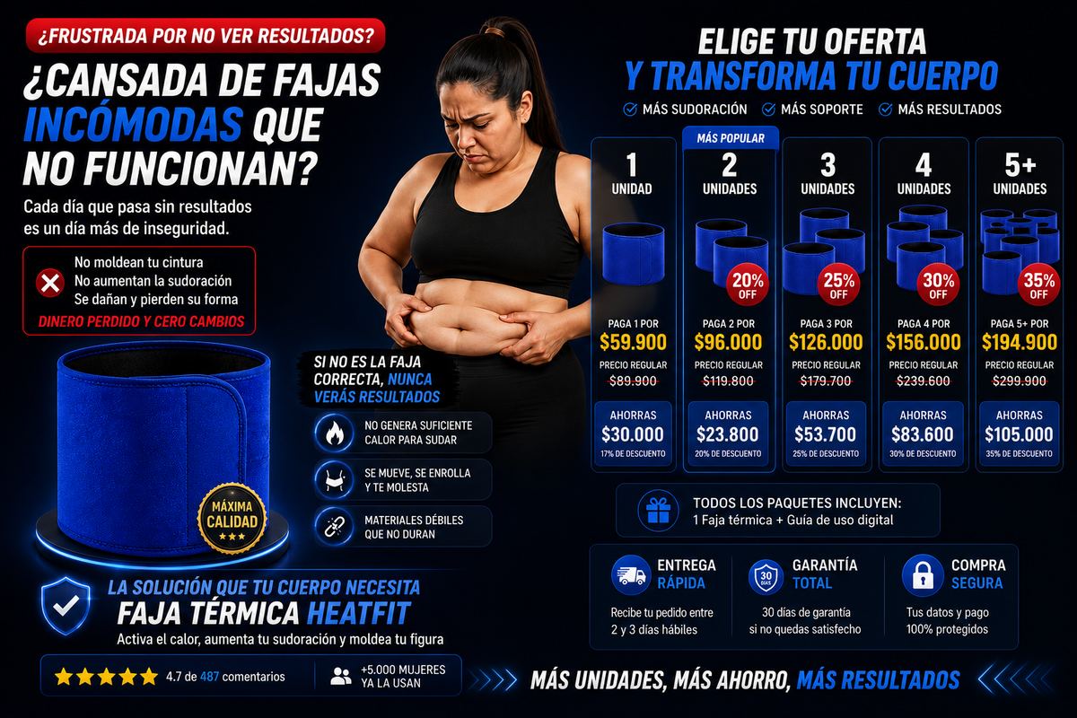 Faja Térmica Reductora HeatFit