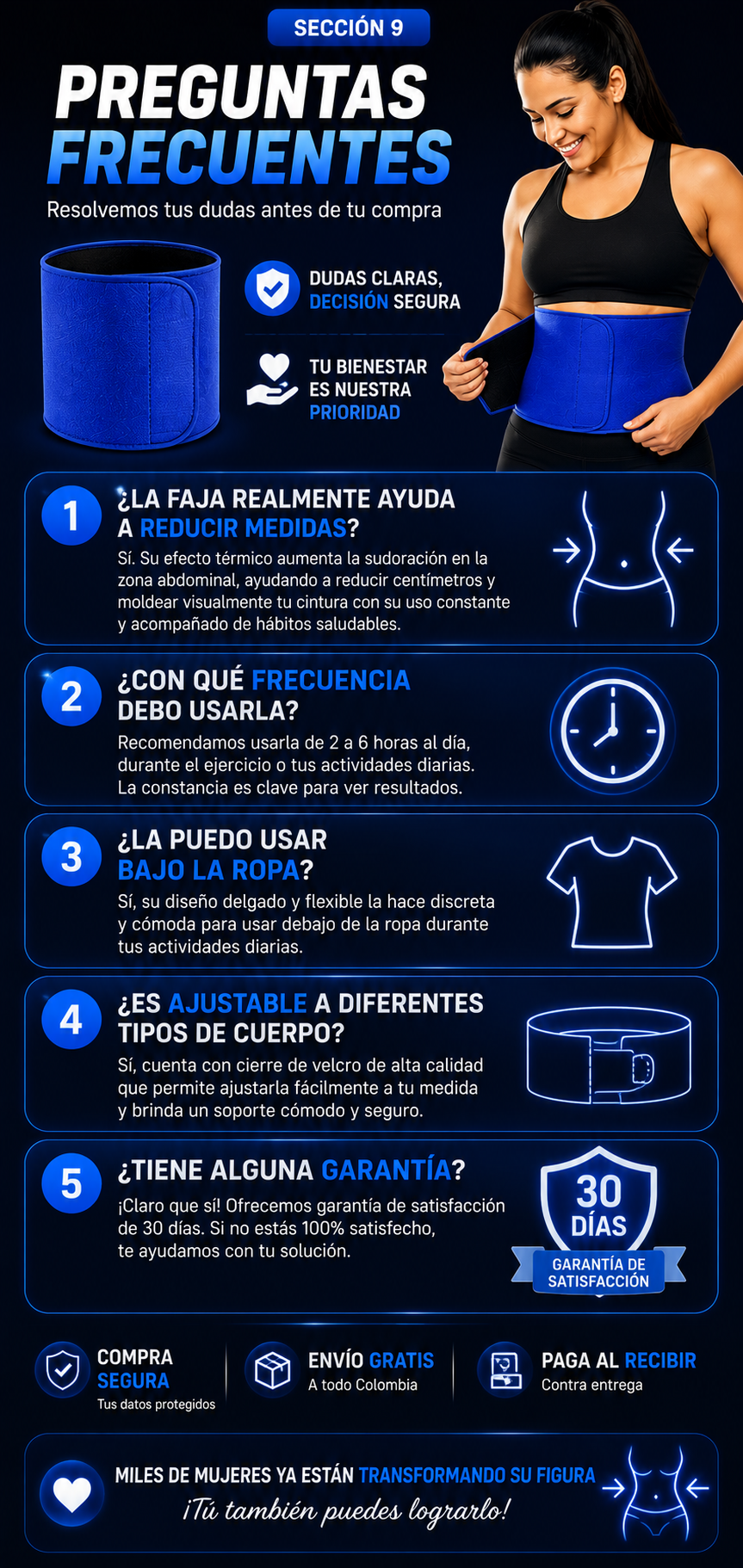 Faja Térmica Reductora HeatFit
