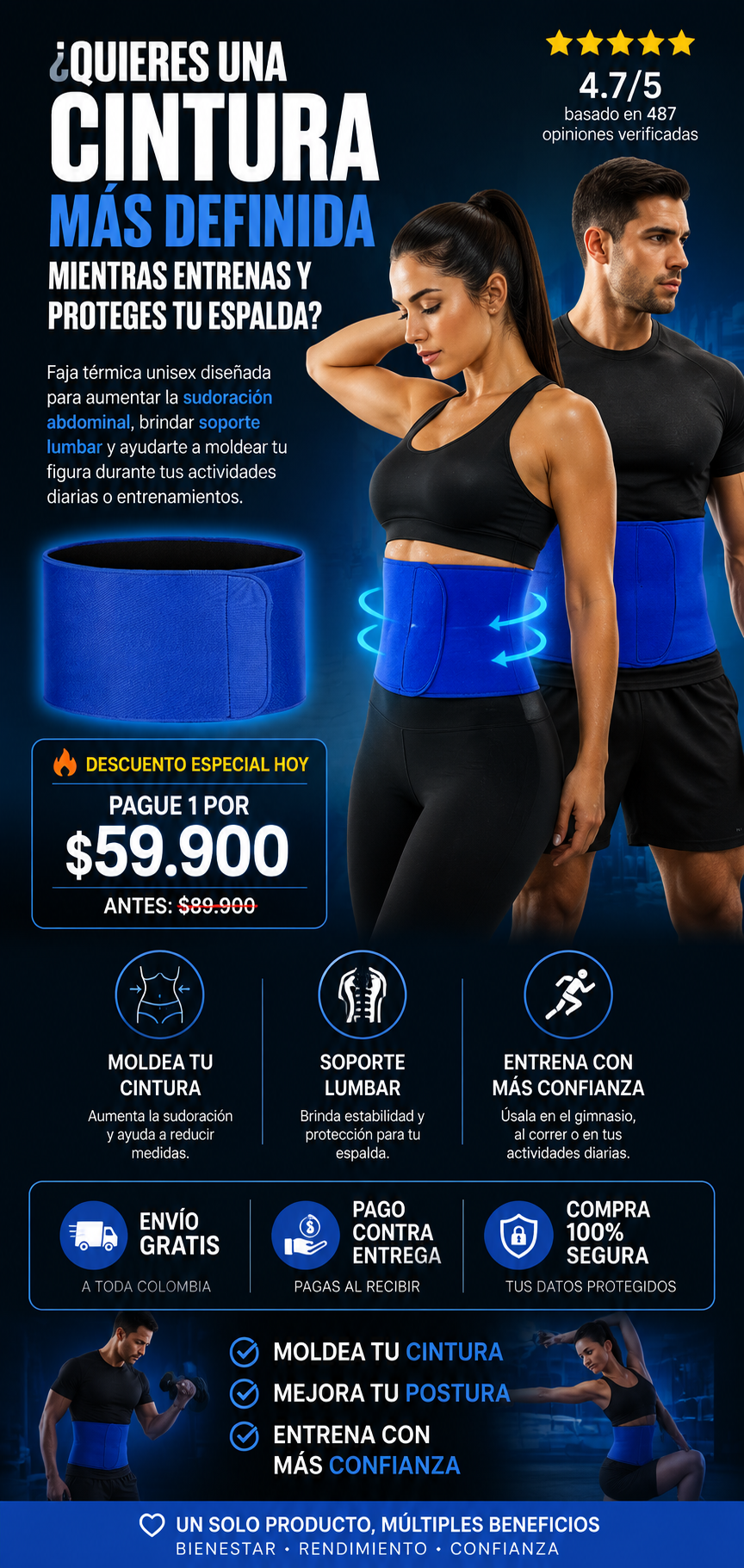 Faja Térmica Reductora HeatFit