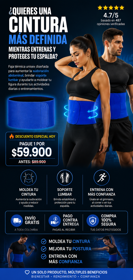 Faja Térmica Reductora HeatFit