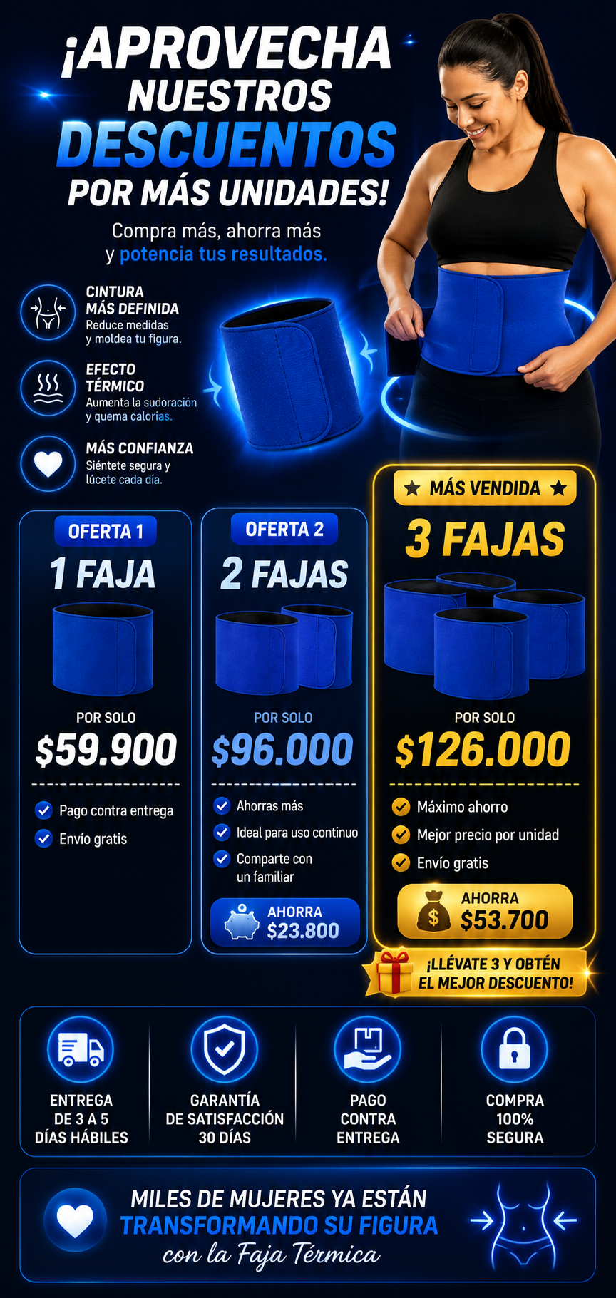 Faja Térmica Reductora HeatFit